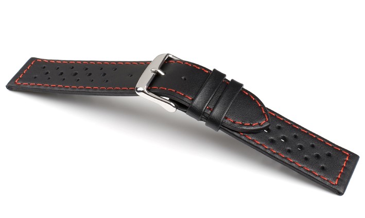 horlogeband rubber odeon rood | horlogeband rubber | horlogebanden specialist