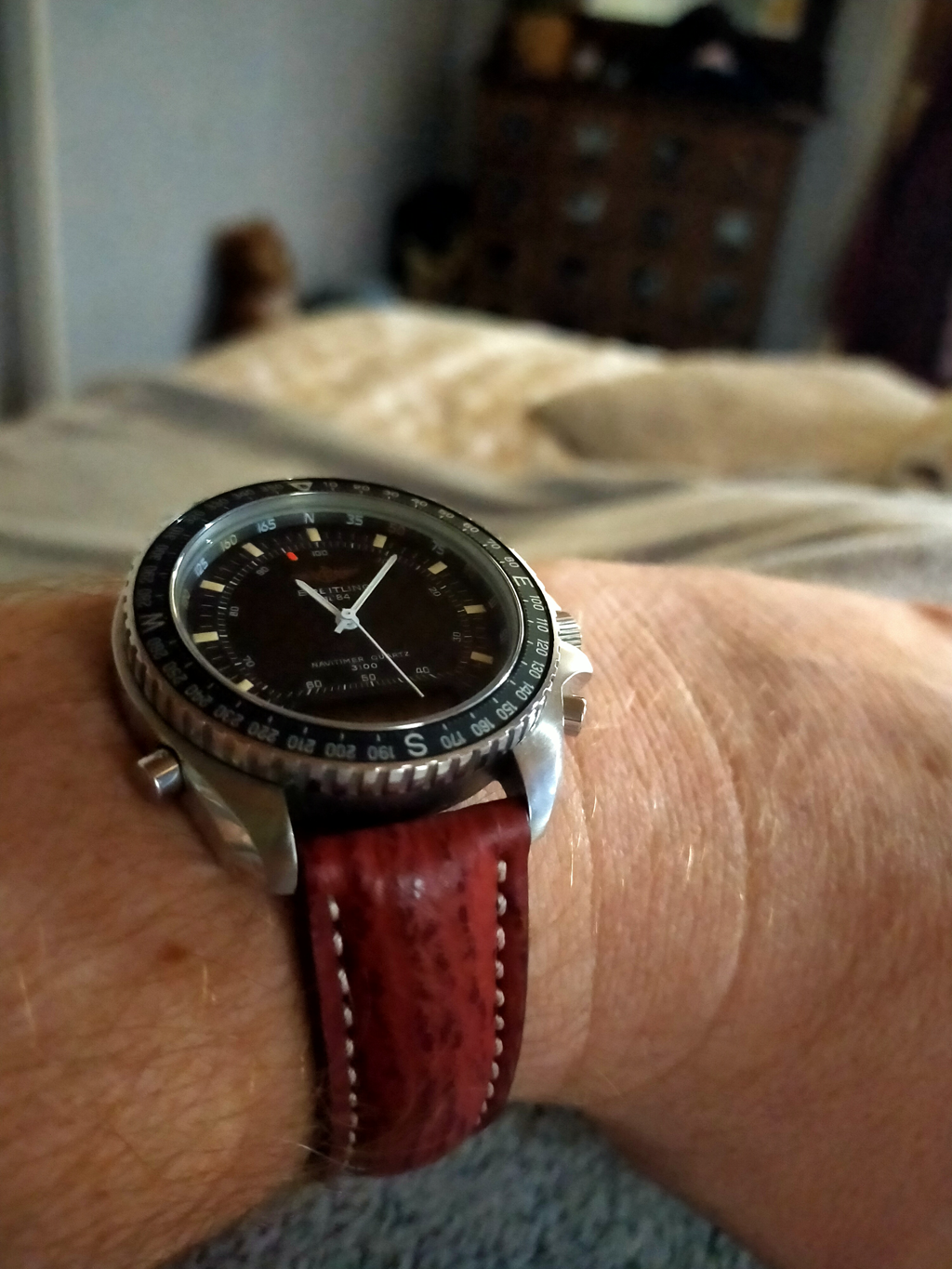 Nieuwe band voor de Breitling Wave