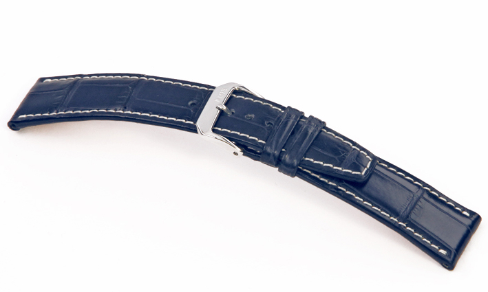 Horlogebandje Thunderbird donkerblauw | passend voor Chopard 