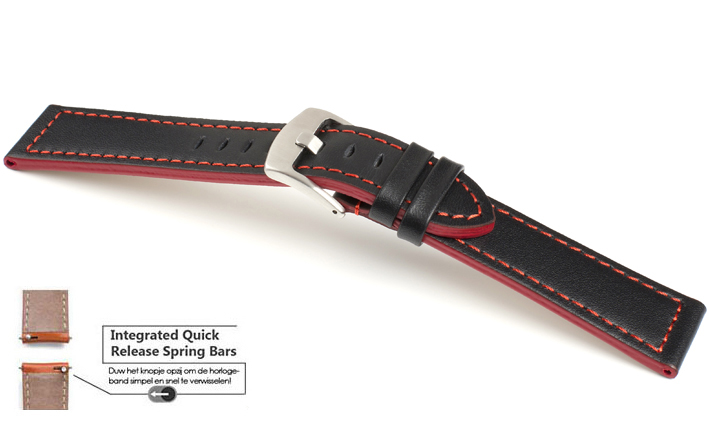 Horlogebandje Sportina rood | voor Garmin horloge bandjes