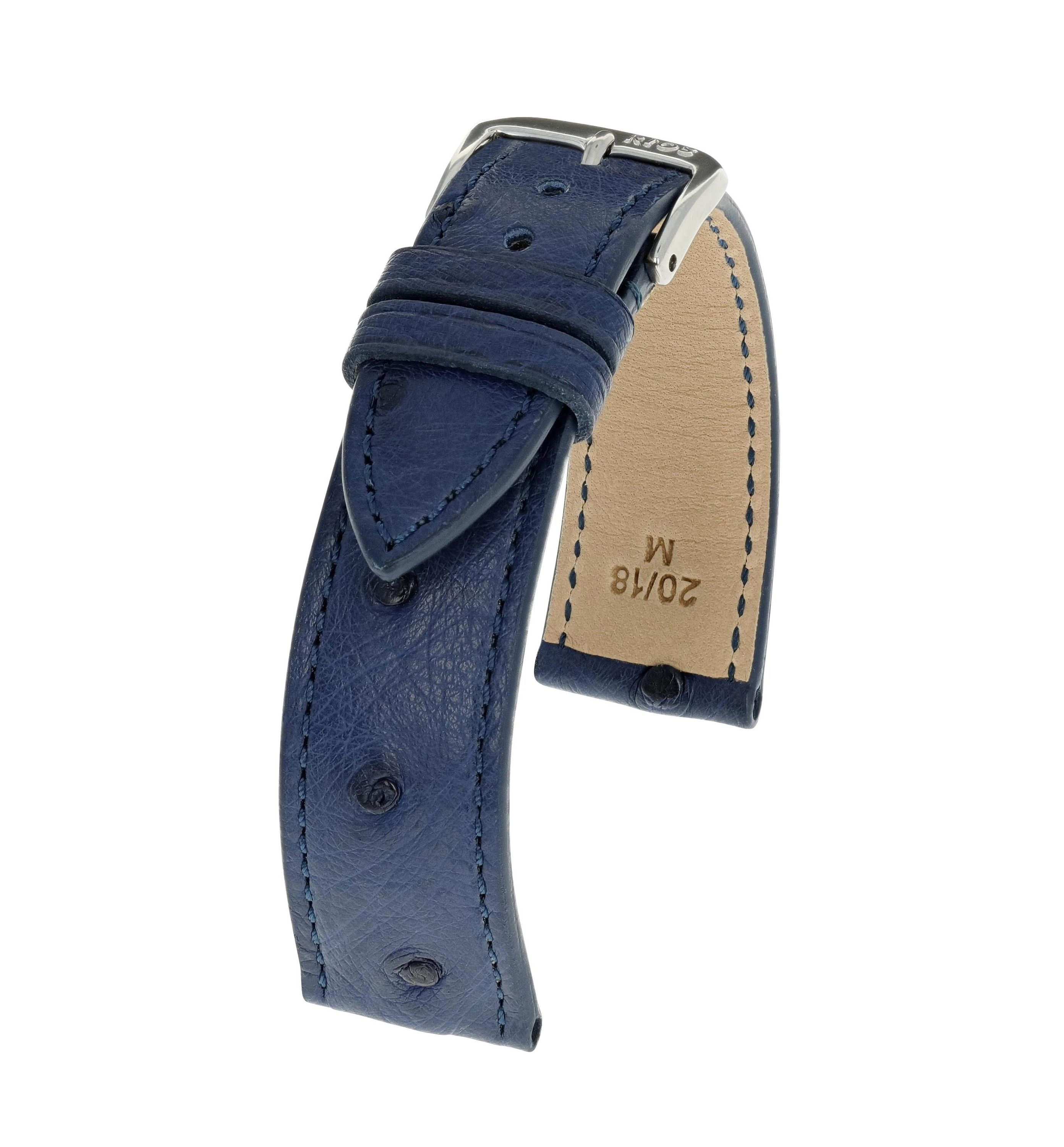 Horlogeband Maison blauw | voor Leer