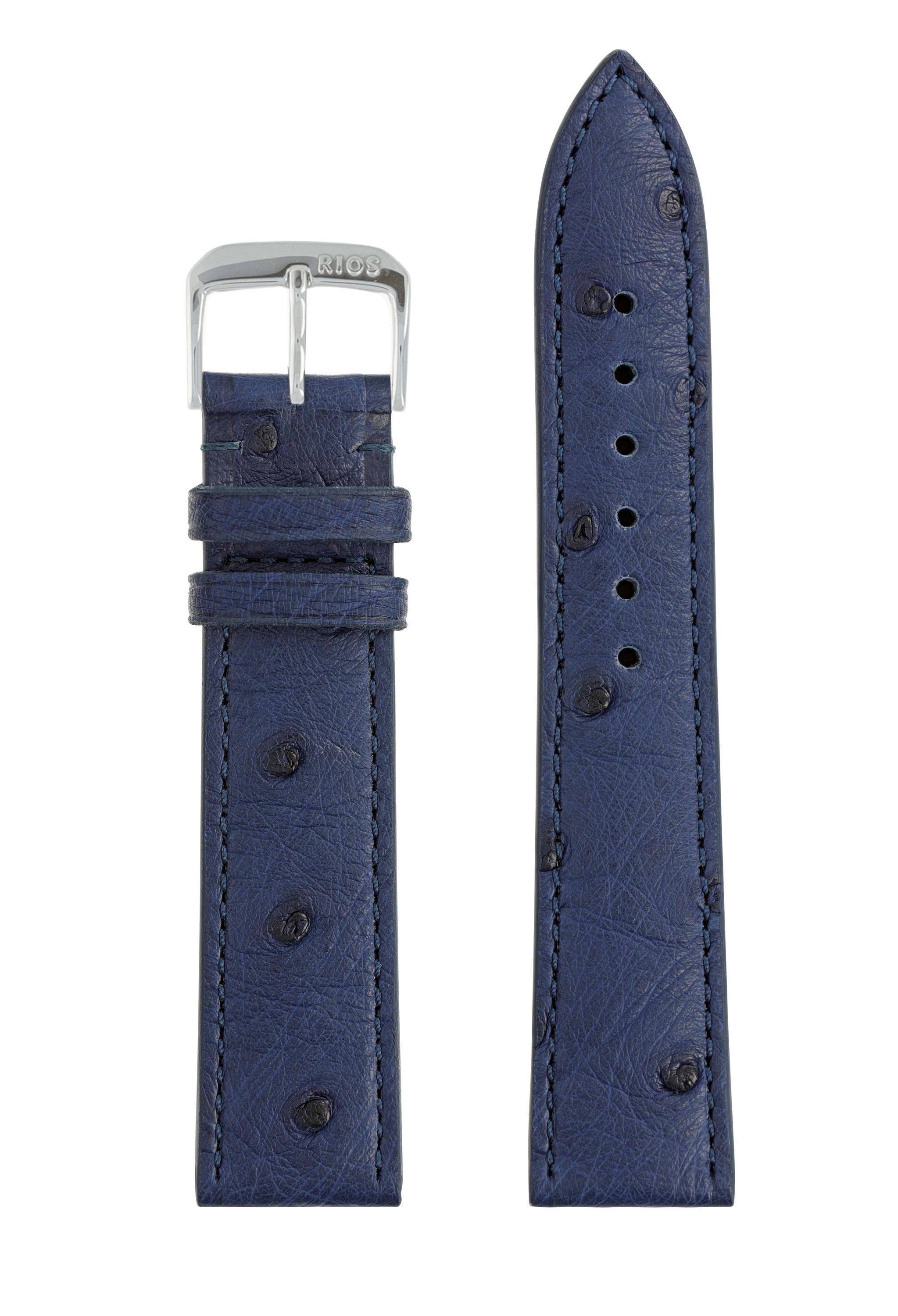 Horlogeband Maison blauw | voor Leer