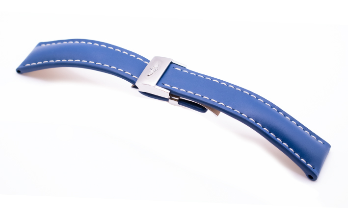 Horlogebandje Pilot royalblauw | passend voor Breitling 