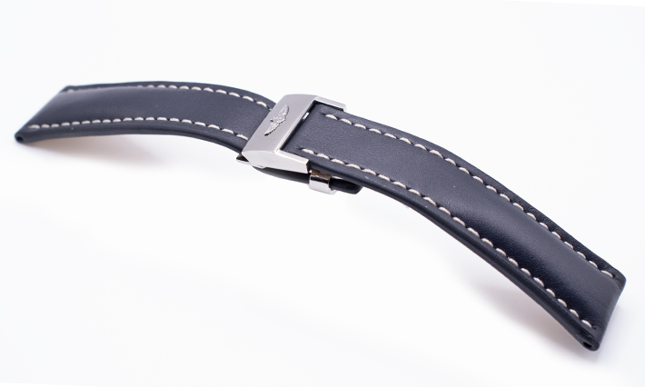 Horlogebandje Pilot donkerblauw | passend voor Breitling 