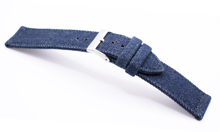 Horlogebandje Jeans Donkerblauw | Davis 