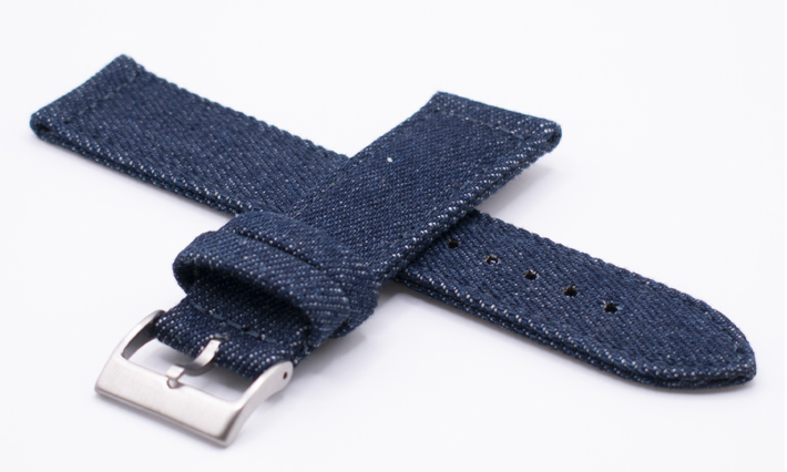 Horlogebandje Jeans Donkerblauw | Fossil