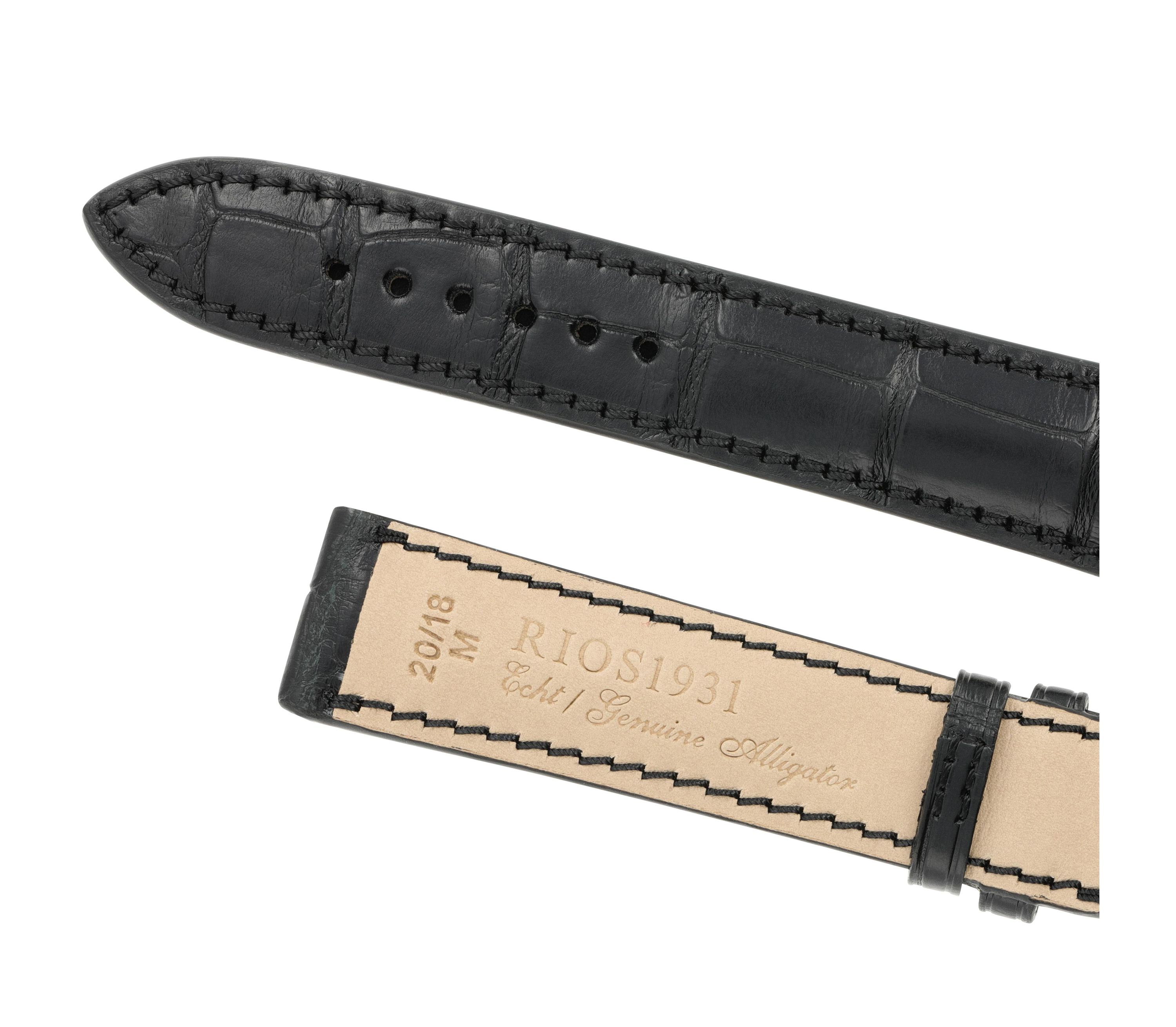 Horlogeband President zwart | Voor IWC