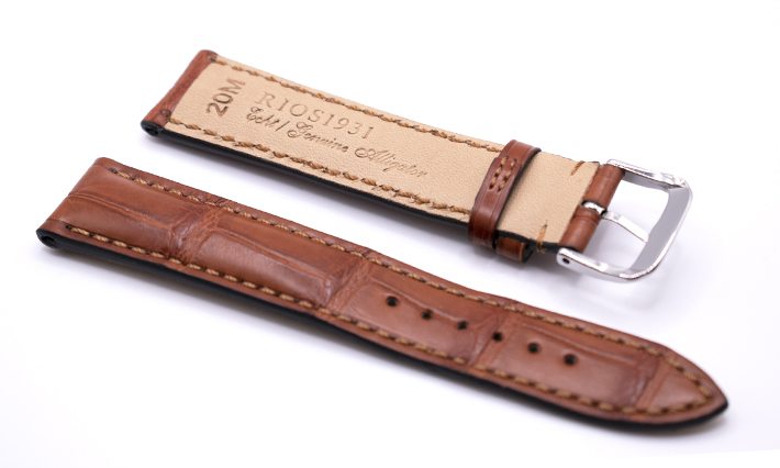 Horlogeband President cognac | Voor Longines