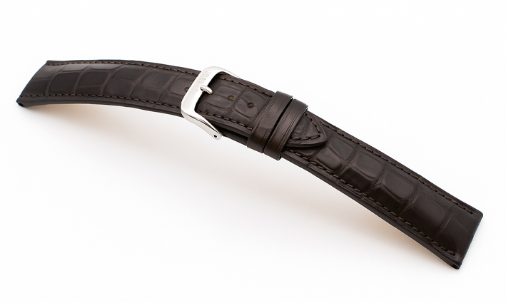 Horlogeband President donkerbruin | Voor Raymond Weil