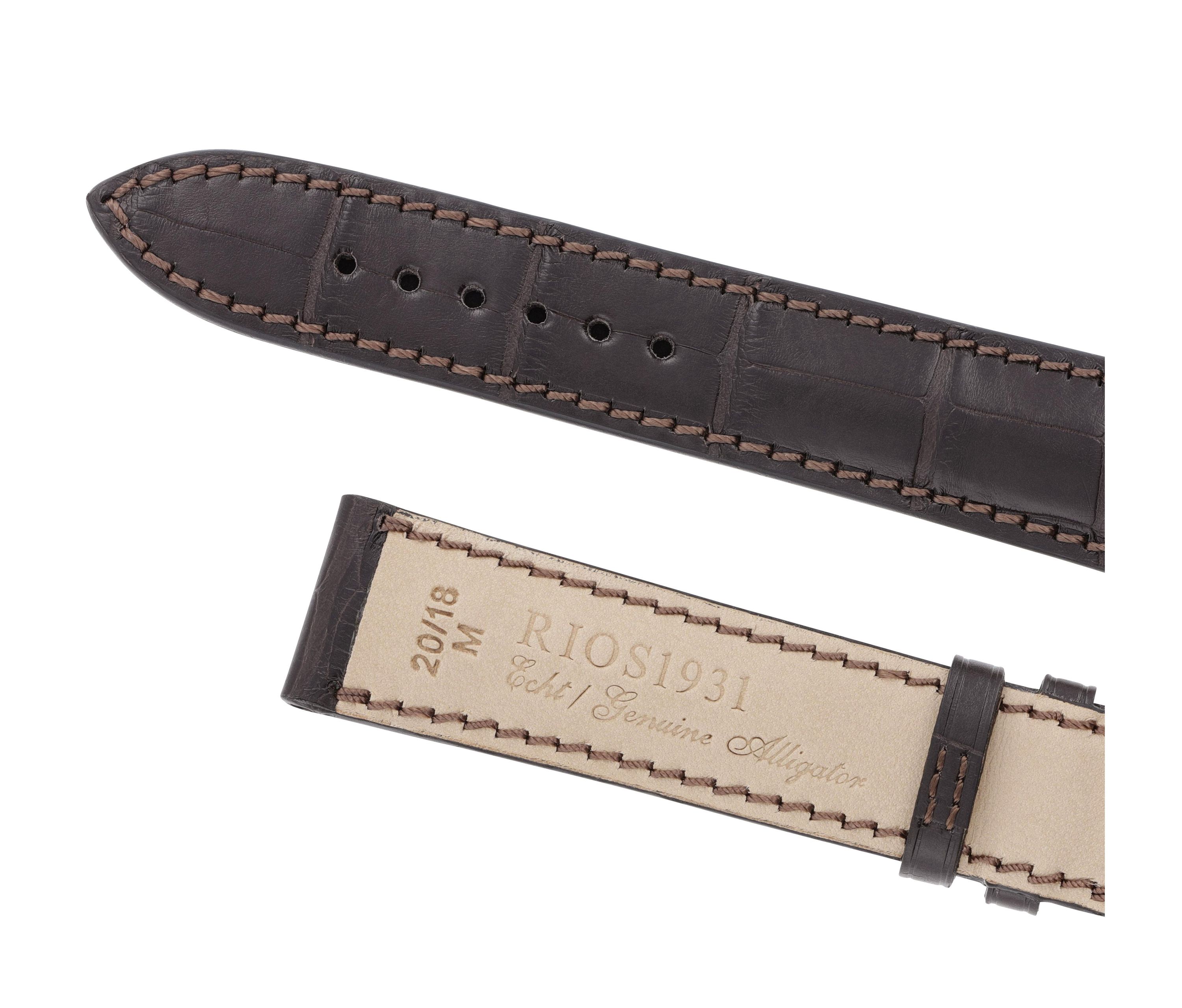 Horlogeband President donkerbruin | Voor Chopard