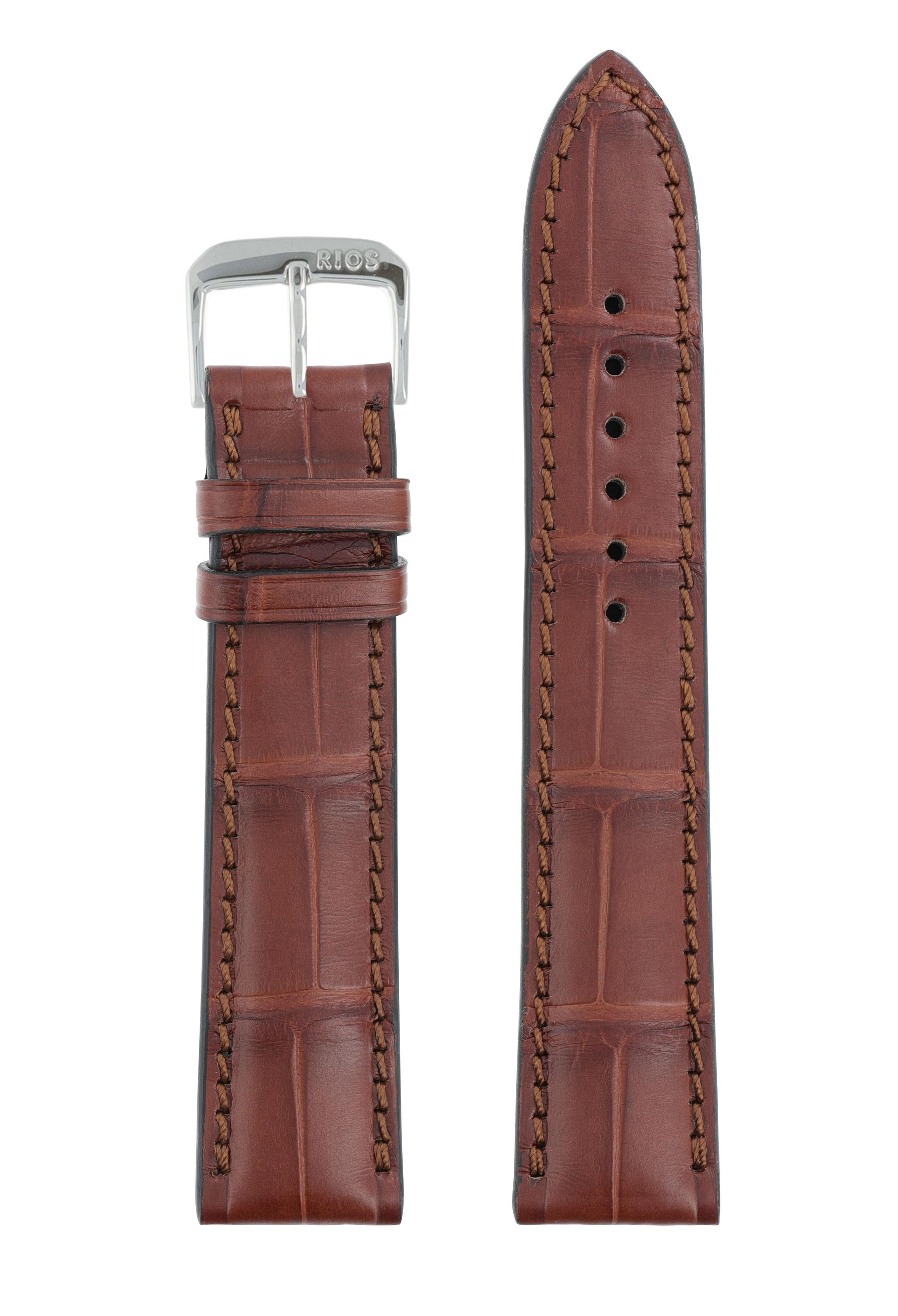 Horlogeband President mahagoni | Voor Chronoswiss