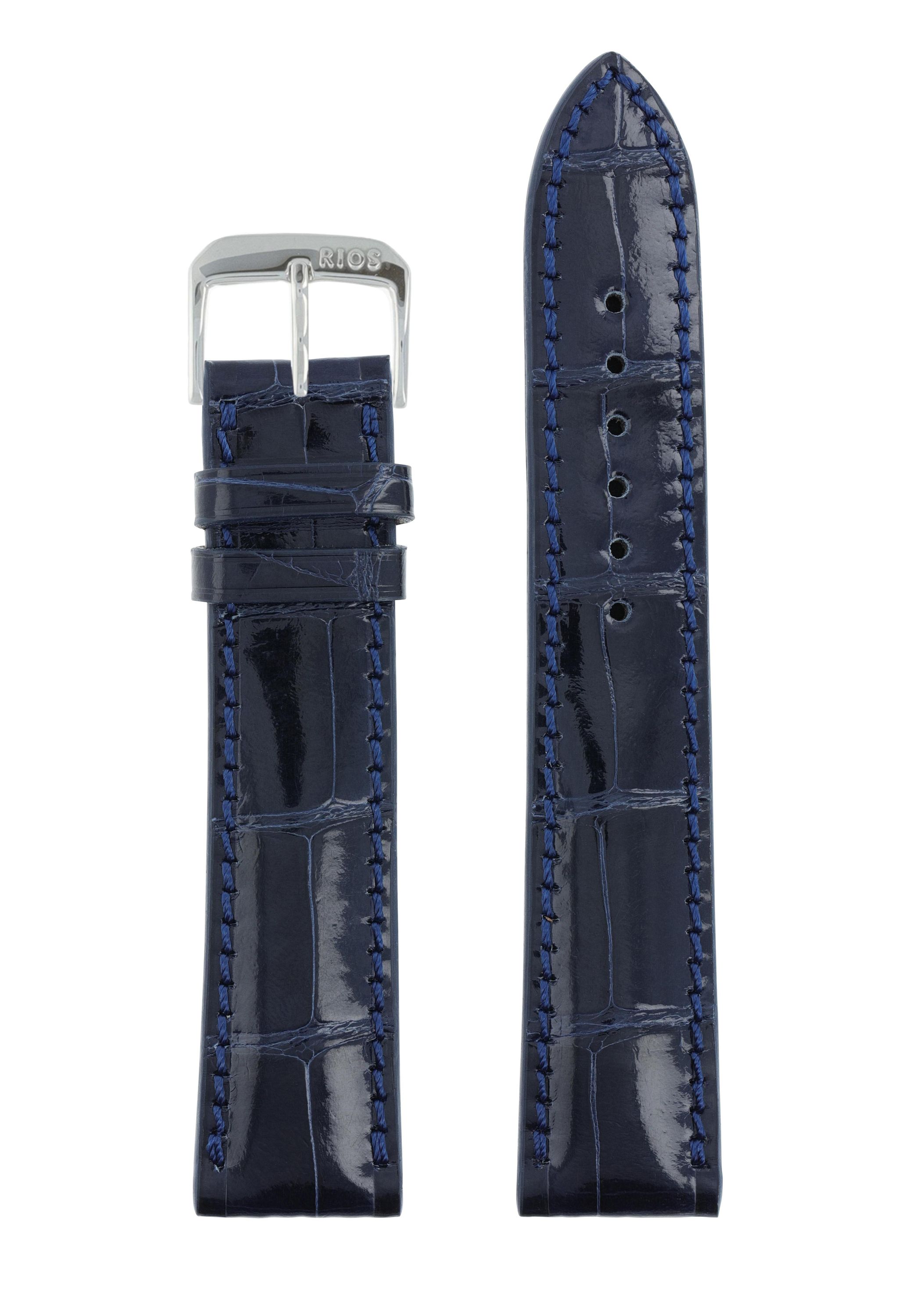 Horlogeband President donkerblauw | Voor Baume & Mercier