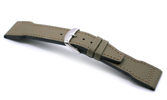 Horlogeband Pilot Olivegreen | passend voor Alpina 