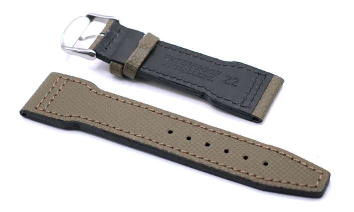 Horlogeband Pilot Olivegreen | passend voor Timex