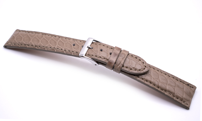 Horlogeband Frosted zwart | passend voor Fortis 