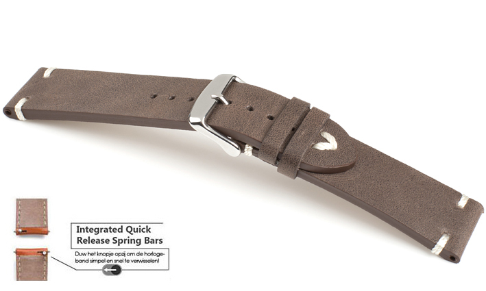 Horlogeband V band donkerbruin | voor Michael Kors Smartwatch‎