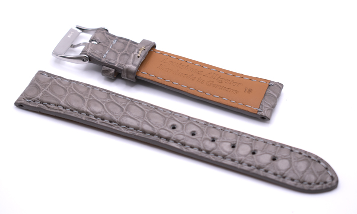 Horlogeband Frosted grijs | passend voor Longines