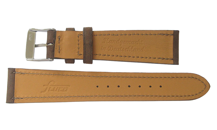 Horlogeband Mountain Nubuck Bruin | voor Meistersinger