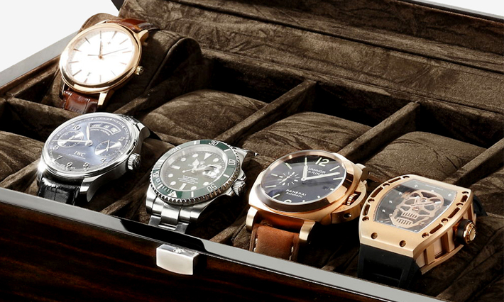 Luxe Horloge kist Bantoon zwart 12 | Horloge opbergboxen