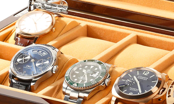 Luxe Horloge kist Bantoon bruin 12 | Horloge opbergboxen