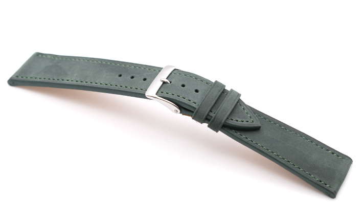 Horlogeband Mountain Nubuck groen | voor Welder 