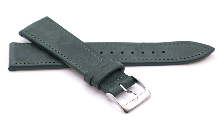 Horlogeband Mountain Nubuck groen | voor Armani