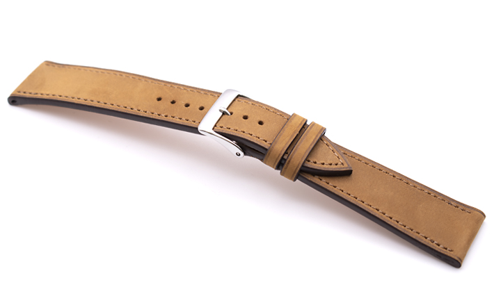 Horlogeband Mountain Nubuck cognac | voor Zeno 