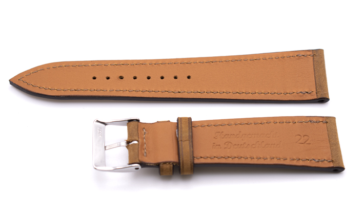 Horlogeband Mountain Nubuck cognac | voor Tudor