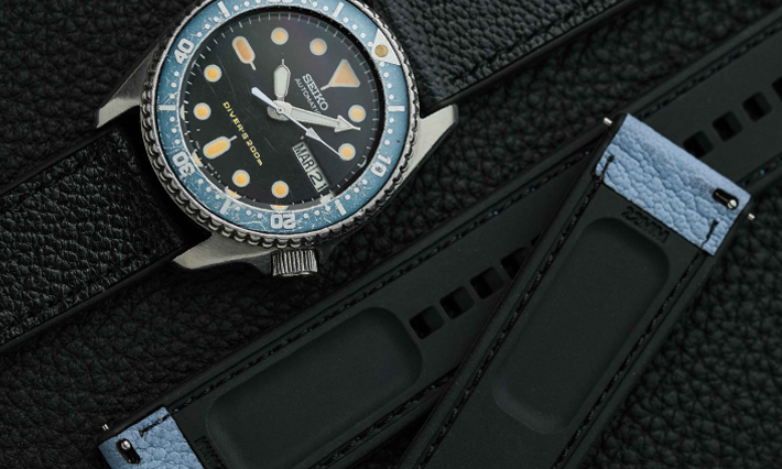 Horlogeband Toni zwart | voor Bulova