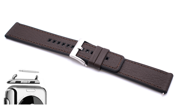 Horlogeband Toni bruin | voor Apple watch