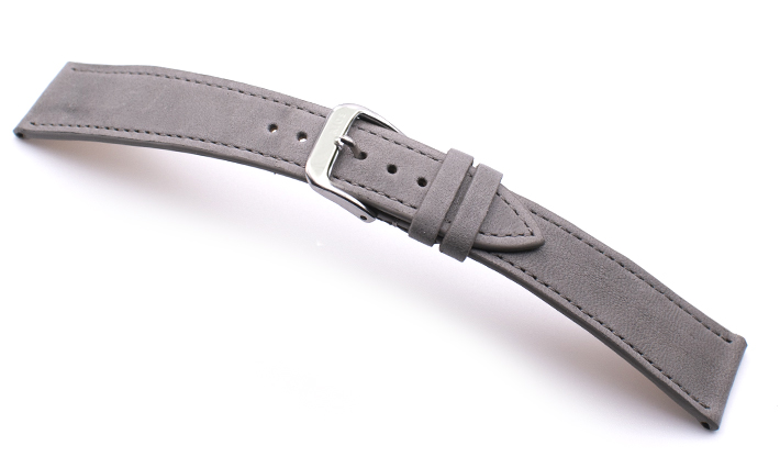 Horlogeband Hermes Leer Grijs | voor Baume & Mercier 