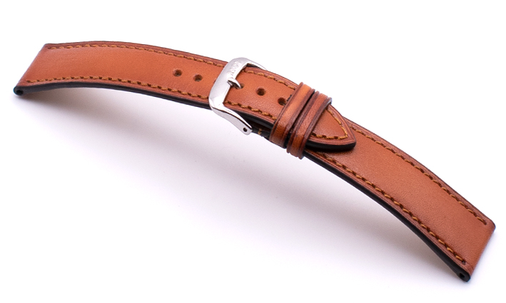 Horlogeband Two Tone cognac | voor TAG Heuer