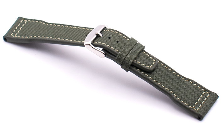 Horlogeband Aquapilot Groen | voor Fortis 