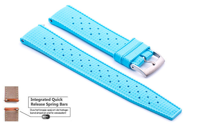 Horlogeband Tropical Icebleu | voor LG 