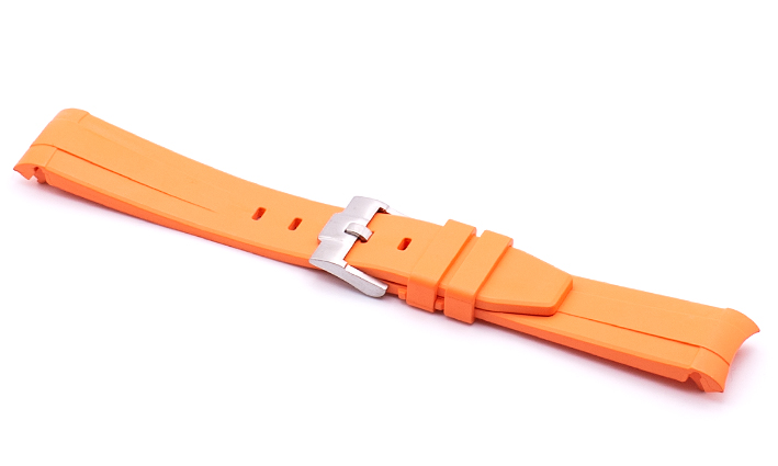 Horlogeband Rubber Seamaster oranje | voor Omega 