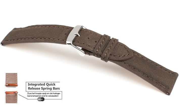 Horlogebandje Dakota donkerbruin | voor Michael Kors Smartwatch‎
