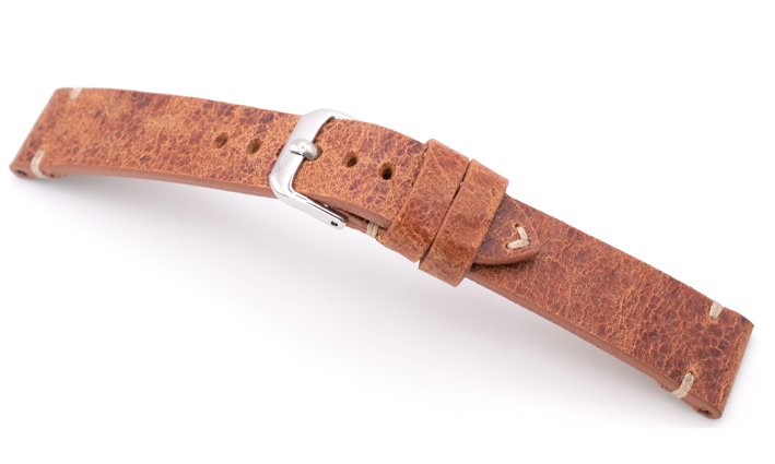 Horlogeband Watts vintage cognac | voor Omega 