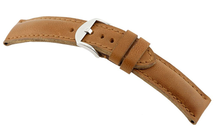 Horlogeband Derby Cognac | voor Leer 