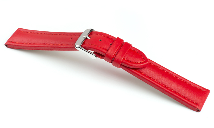 Horlogeband Basel TIT rood | voor Davis