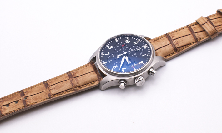 Horlogeband Alligator Two Tone Handmade | voor A. Lange & Söhne