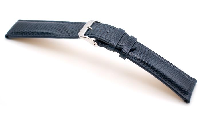 Horlogeband Lizzard Donkerblauw | voor IWC 