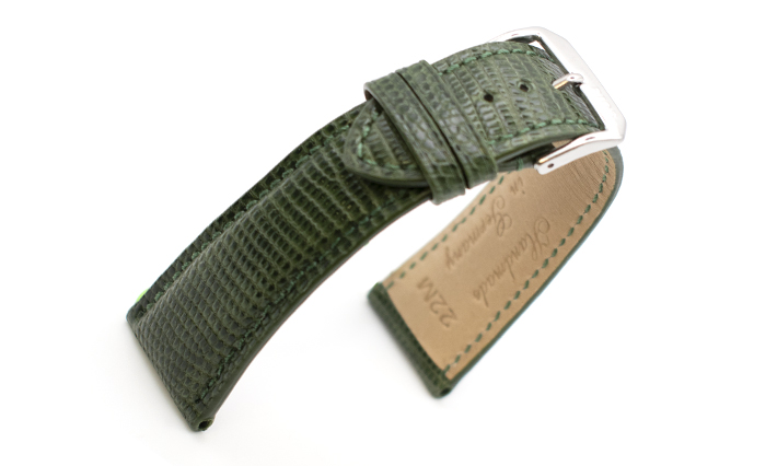 Horlogeband Lizzard groen | voor Fossil