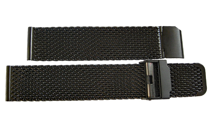 Horlogeband Mesh Black | Metalen horlogebanden