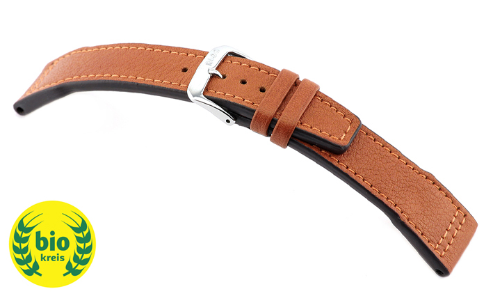 Horlogeband Landsberg cognac | de Horlogebanden Specialist 