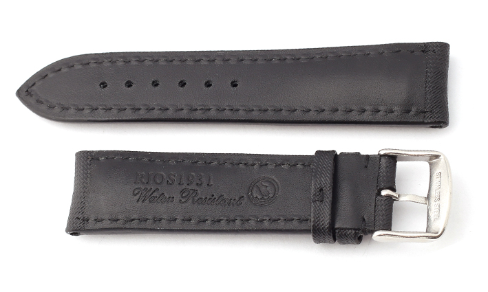 Horlogeband Just zwart | voor Sailcloth strap