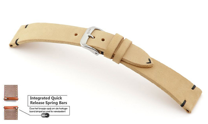 Horlogeband Walker sand | voor Quick Release 