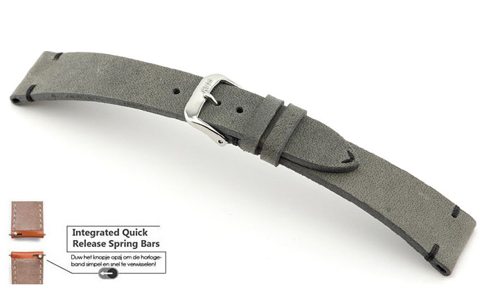 Horlogeband Walker grijs | voor Quick Release 