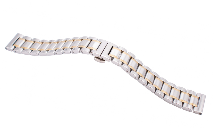 Metalen horlogeband Longstone Double | Metalen horlogebanden