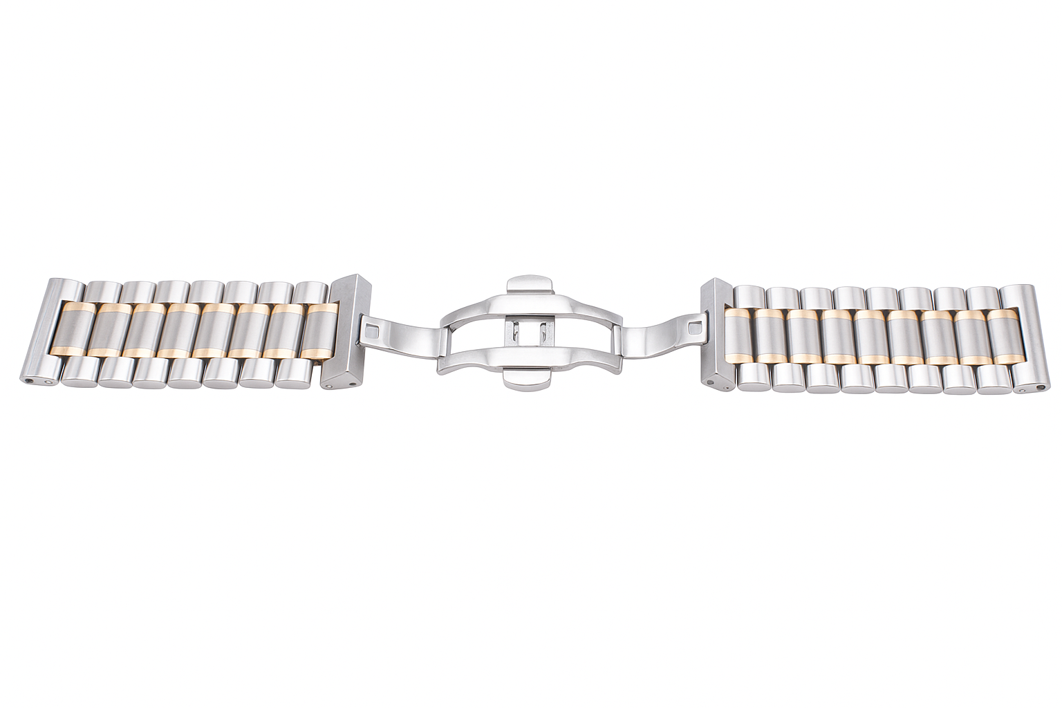 Metalen horlogeband Longstone Double | Metalen horlogebanden