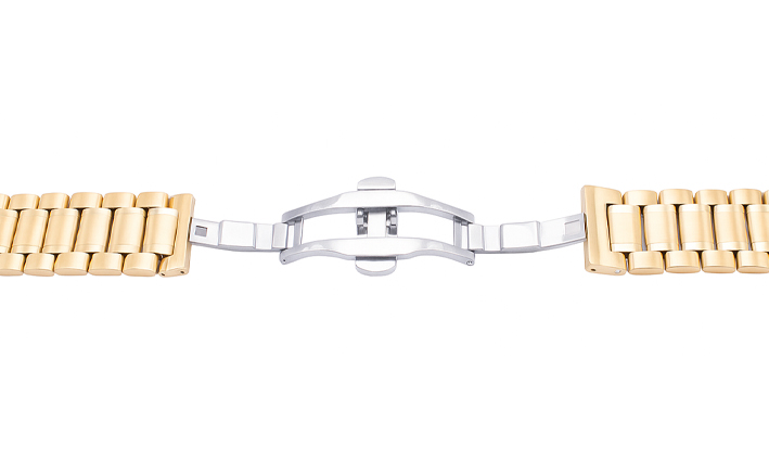 Metalen horlogeband Longstone Double | Metalen horlogebanden